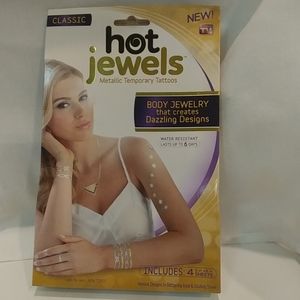 Hot Jewels metallic temporary tattoos